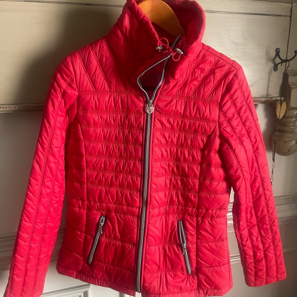 Guess Red Quilted Jacket
